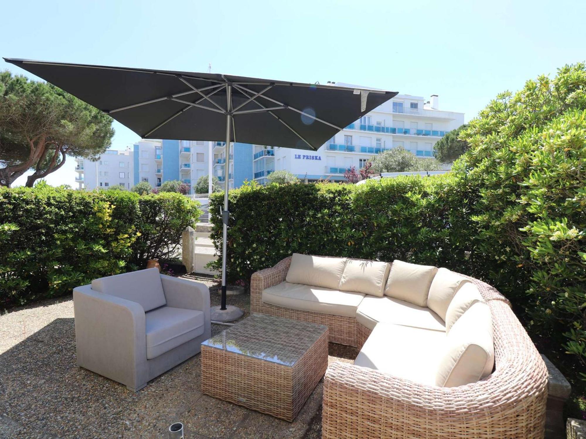 3 Pieces Climatise Avec Terrasse, Parking Prive, A 100M De La Plage, 7 Couchages - Fr-1-307-148 르그로뒤후아 외부 사진