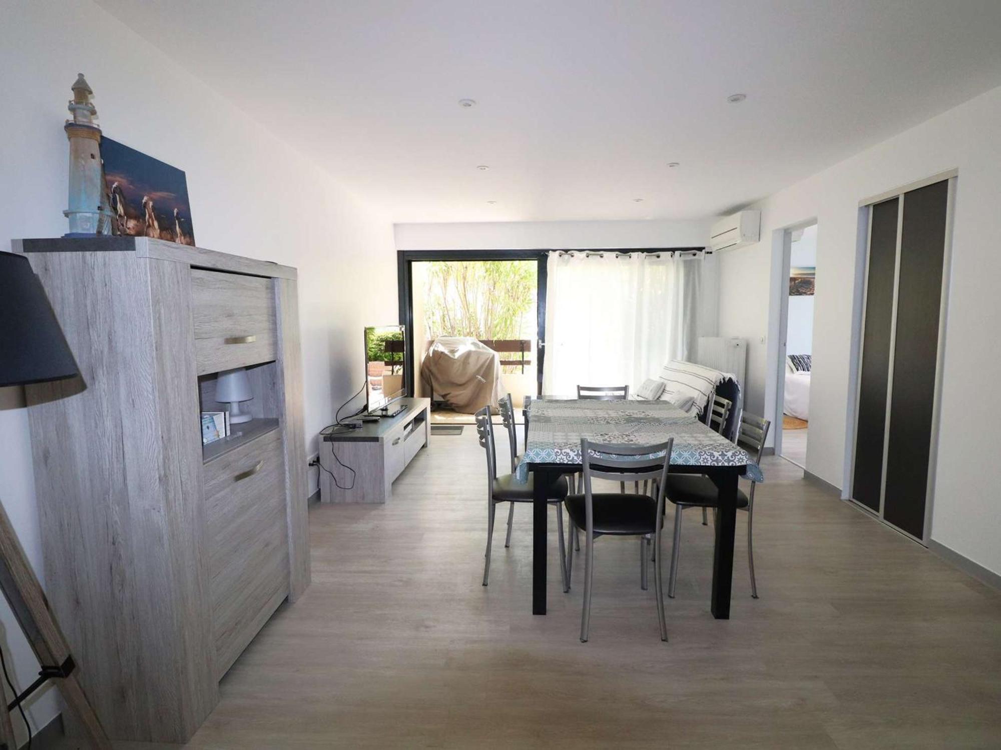 3 Pieces Climatise Avec Terrasse, Parking Prive, A 100M De La Plage, 7 Couchages - Fr-1-307-148 르그로뒤후아 외부 사진